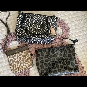 3 coach purse bundle.